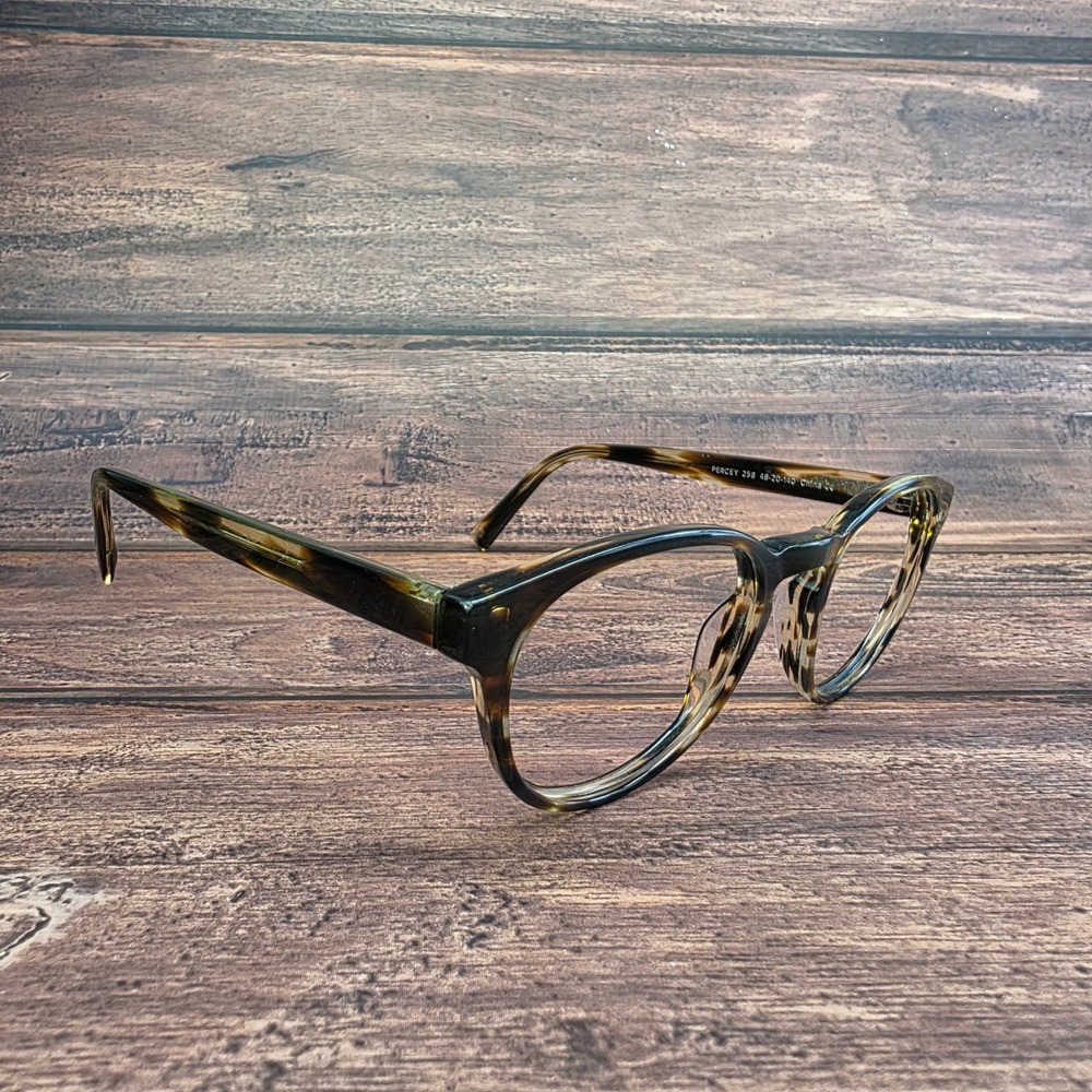 Warby Parker Percey 256 Tortoise Eyeglasses Frames 48-20-140 Eyewear 4362 - Picture 6 of 9